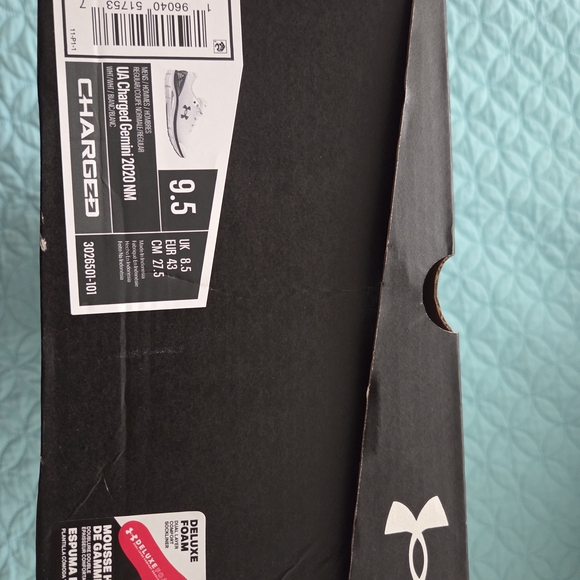 Under Armour White and Black Sneakers - Picture 2 of 6